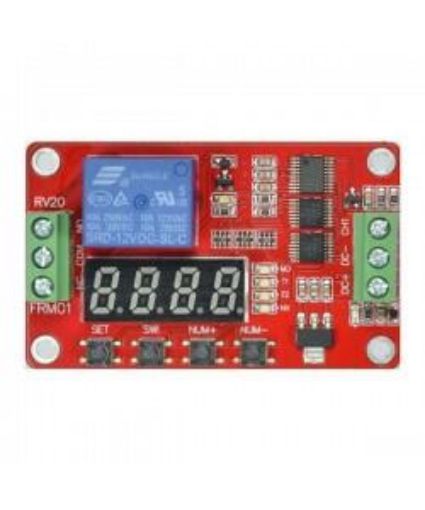 Billede af Universal timer med display - 18 funktioner - 12V 10A